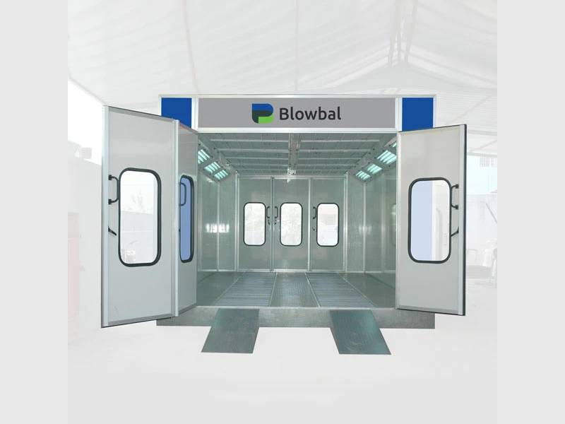 Modern automobile paint booth